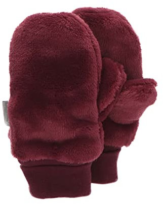 Sterntaler Baby Unisex Kinder Fäustel Handschuh - Baby Fäustlinge Winter, Baby Handschuhe - aus Teddy mit Microfleece - pink, 1