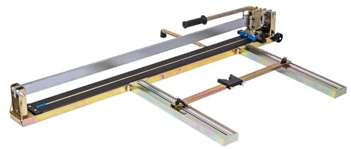 TOPWAY Manueller Fliesenschneider 1200 mm Präziser lasergeführter robuster solider Sockel mit Rädern für Keramik- und Porzellanböden und Wandfliesenschneidemaschine