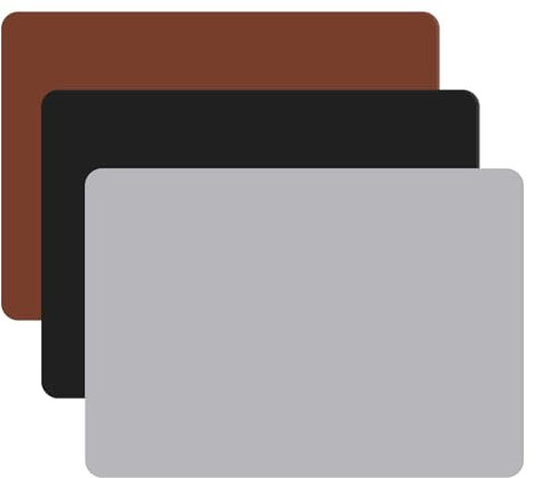 3 Stück Silikon Backmatte, 30 * 40cm Antihafte Backunterlage, Unterlage rutschfeste Hitzebeständige Backunterlage Teigmatte Silikonmatte Silikon Backmatte für Küche und Backen