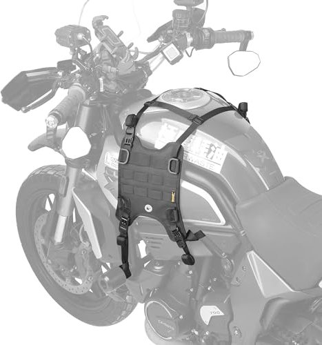 Rhinowalk Motorcycle Tank Side Bag/Motorcycle Front Load Universal Saddle Bag Mounting Base
