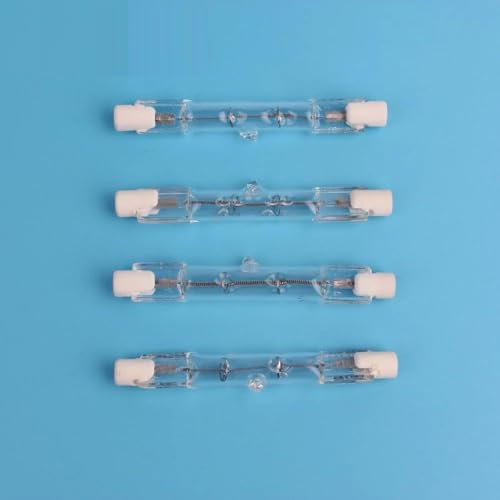 BLOMDE Bulbo de halógeno R7S, Base R7S 2700K Luz de inundación de doble extremo Dimmable 110V 75W 78 mm