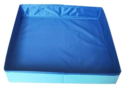 manhegari Piscina para Perros - Piscina PVC Plegable para Mascotas,Bañera para Mascotas Sin Necesidad De Inflado Que Ahorra Espacio para Cachorros, Y Más