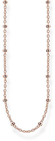 Thomas Sabo collana pisello unisex argento 925 placcato oro rosa KE1890-415-40-L90