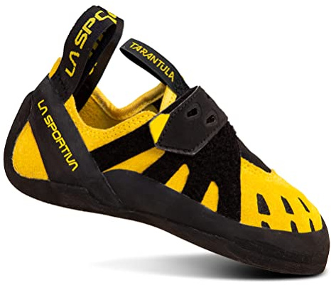 La Sportiva Tarantula Junior | Kids Rock Climbing Shoes Yellow/Black, Big Kid|1, EU 32