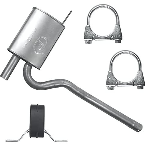 Polmo Mitteltopf Auspuff Mittelschalldämpfer für A4 B5 Limousine,Kombi 1.8