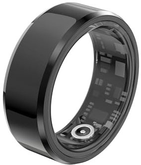 Smart Ring Health Tracker, Sleep Quality Monitor Fitness Step Counting Ring with Charging Case, Phone Selfie Remote Control, IP68 Waterproof and Dustproof, for Android IOS (No. 9)