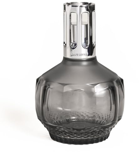 MAISON BERGER - Lampe Berger Fragrance Lamp Diffuser - Model Molecule - Air Freshener - 7.3 inches (Grey) - Catalytic Odor Eliminator for Home, Kitchen, Bathroom - Luxury Scented Oils not Included