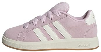 adidas Unisex Kinder Grand Court 00s Shoes Kids Schuhe, Transparentes Rosa, gebrochenes Weiß