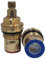 Mixer Tap Cartridge Replacement for Bristan, Franke and TRE Mercati taps- 8mm 24 Spline, 51mm Cartridge Length 1/2 Ceramic disc, Pair - Hot & Cold