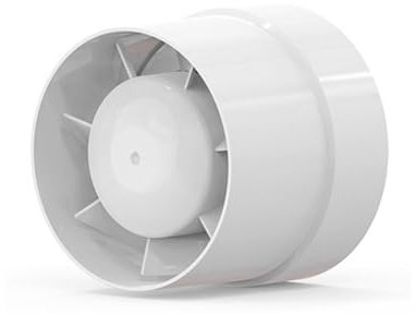 Bnnlqpsttg Ventilador de Baño 4 5 6 Ventilador de la sala de descanso Ventilador de extracción de cocina Limpieza de aire de la pared de la cocina ventilador de extracción C