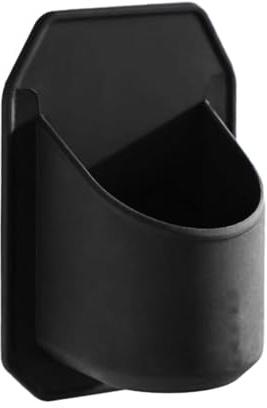 WAZUBC Soporte Multifuncional para Bebidas de Pared Soporte para Copas de Vino, Cerveza, Latas, Botellas, Soporte para Bebidas para Ducha/Bañera (Negro)
