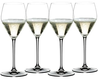 RIEDEL Prosecco-set med 4 champagneglas, kristallglas, diskmaskinssäkert, 5515/85
