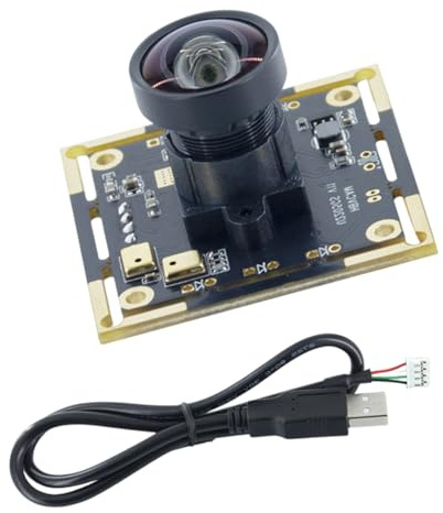 YROHGKPN Module de caméra USB de 2 mégapixels pour des applications de numérisation rapide avec doubles microphones numériques intégrés pour les appareils équipés d'une webcam à grande vitesse