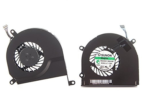 OLVINS Left and Right Side CPU Cooling Fan Compatible for MacBook Pro 15 A1286 (Left+Right) Year 2008-2012