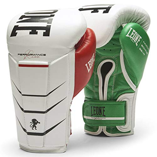 LEONE 1947 Revo Performance, Gants de Boxe Unisexe Adultes, Blanc, 14oz