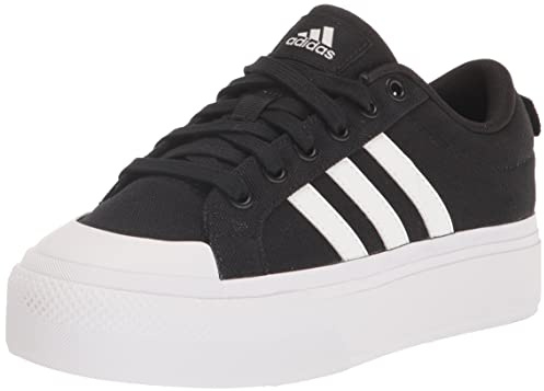 Adidas Womens Bravada 2.0 Platform Core Black/White/Core Black 7.5