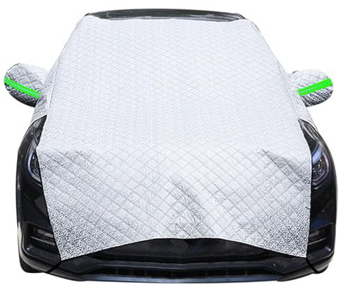 Copri Parabrezza per Auto Inverno, Copri Parabrezza Auto, 255x235cm, Telo Parabrezza Auto Antigelo, Telo Antigelo per Auto, Copertura Auto Ripiegabile, Copertura Parabrezza per Gelo, Neve