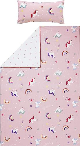 Erwin Müller Kinder-Wendebettwäsche Feinbiber rosa Größe 1x 135x200 cm + 1x 40x80 cm