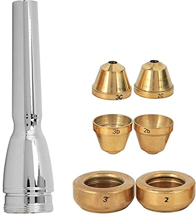 Trumpet Mouthpiece Silver Plated, Professional Trumpet Mouthpiece Set Musical Instrument Accessory for Beginners and Professional Players