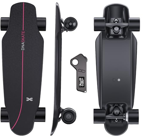 DNASKATE M8 Electric Skateboard with Remote, 15Mph Top Speed,9Miles Range,400 Hub-Motor, Skateboard for Adults ＆Teens