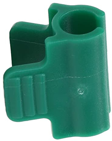 Ghzste 24 Pezzi Morsetti in Serra, Supporti, Clip di Fissaggio per Serra, Capannone, Pellicola, Asta, Design Non Slip, Posizione Regolabile, Materiale Plastico Durevole, (14 mm addensato)