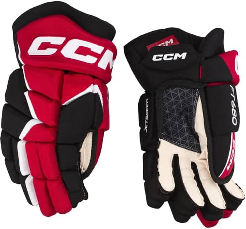CCM Jetspeed FT680 Gants junior noir/rouge/blanc 11 Noir/rouge/blanc