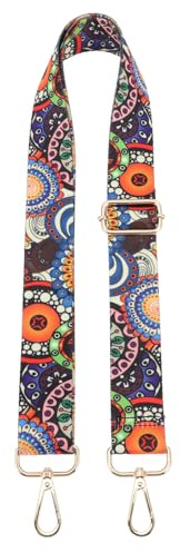 Verstellbarer Banjo Gürtel mit Blumenmuster aus Polyester