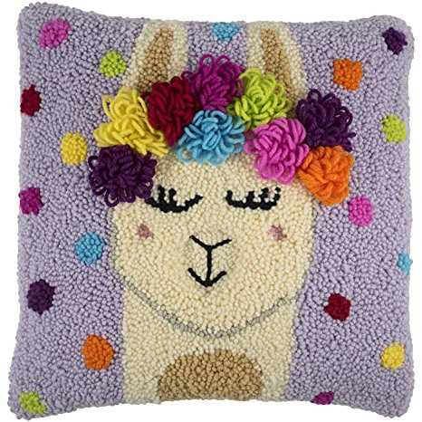 Trimits GCK119 Stanznadelkissen-Kit, Festival Llama, 36 x 36cm (14 x 14in)