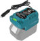 TPDL Auto Ladegerät für Makita 18V Akku mit LED Anzeige, Car Ladegerät Ersatz für Kompatibel mit Makita 18V BL1860 BL1850 BL1840 BL1830 BL1815