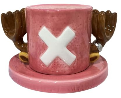FINDAMAZE Anime Tasse à café, Chopper's Straw Hat Mug, Tasse à café en céramique, Tasse à Lait, Cadeaux pour Noël, Anniversaire (Chopper)