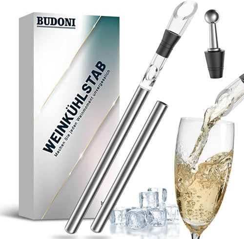 Idee Regalo Donna Uomo Natale: Refrigeratore per Bottiglie Vino Accessori Vino Regalo per Amanti del Vino, Regalo Uomo Originale Utile Refrigeratore Vino Regali Divertenti Uomo Donna Natale Originali