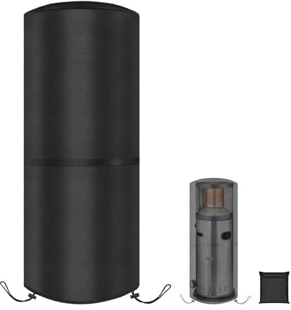 SIRUITON 42x42x108cm Funda de protección contra la intemperie para calentador de patio Enders Polo 2.0, tela Oxford 420D resistente al desgarro, impermeable, resistente al viento