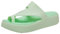 Crocs Women Sandal, Getaway Platform Toe Loop, Jade Tint, 4 UK Women