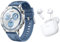 HUAWEI WATCH GT5 46MM Blue Woven Strap+FreeBuds SE 2 white
