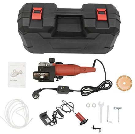 Mauernutfräse 4800W Schlitzfräse Vollkupfermotor 6200 U/Min Schlitzmaschine Schnittbreite 41MM, Betonfräse Nutfräsen Wandhobelmaschine Nassschneider für Beton, Bewehrungsstahl