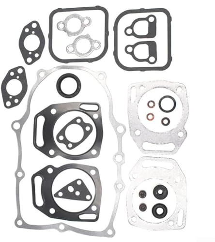 Oniissy 841188 Jeu de joints moteur compatible avec modèles 295347, 304447, 350442, 350445, 350446 et 350447 - Kit de joints en métal et papier pour moteur tondeuse à gazon