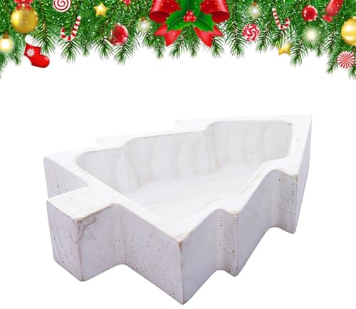 Cuenco para Velas Bandeja De Servir De Árbol De Navidad