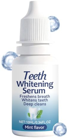 Tyinerc Gel blanchissant pour les dents - Détachant blanchissant - 10 ml - Gel blanchissant - Pour adultes et femmes - Famille - Voyage - Nuit - Matin, fête, mariage