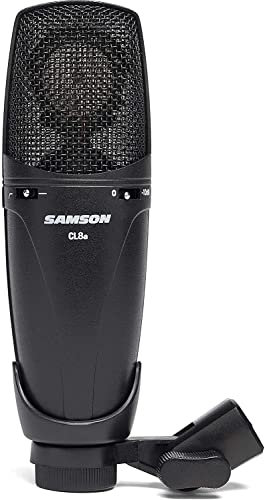 SAMSON - CL8a - Cardioid Condenser Microphone - Omni and Figure 8 - Black Finish