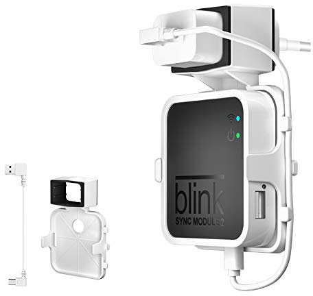 HOLACA Halterung Kompatible mit Blink Sync Module 2, 1 Stück Module Halterung | Weiß