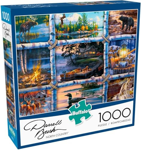 Buffalo Games - Darrell Bush - North Country - 1000 Piece Jigsaw Puzzle, Blue