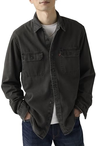 Levi's Jackson Worker Jackson Worker Blacks Homme, Cosmo Washed Black, M