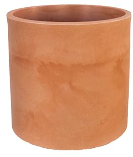 newgarden vaso rotondo terracotta 30 x 30 cm, fioriera decorativa per esterno e interno, terrazza e balcone – Hortensia 30