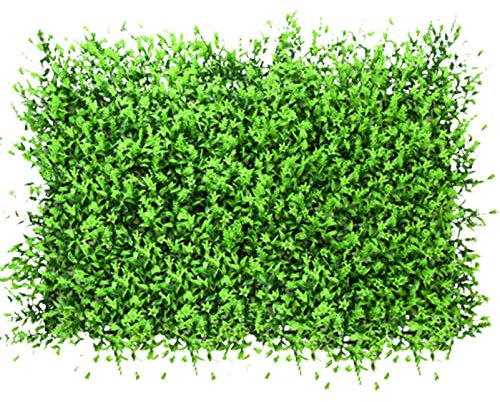Paneles de seto de boj Artificial, 8 Piezas, Paneles de Pared de vegetación sintética, Paneles de Fondo de Pared de césped, Plantas de Exterior, jardín Vertical Falso para decoración Natural