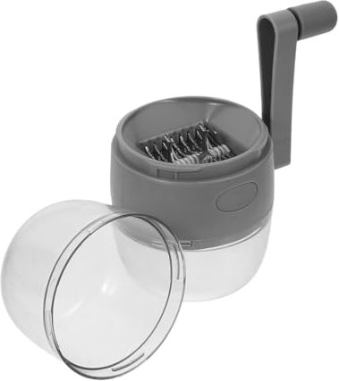 KOCKSHION Frantoio Pelapatate All'aglio Tritacarne All'aglio Macina Noci Macina Aglio e Macinazione Dell'aglio Manovella Per Smerigliatrice Di Dadi Dado Manuale Grey Plastica