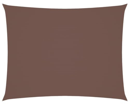 vidaXL Sonnensegel Oxford-Gewebe Rechteckig 3x6 m Braun