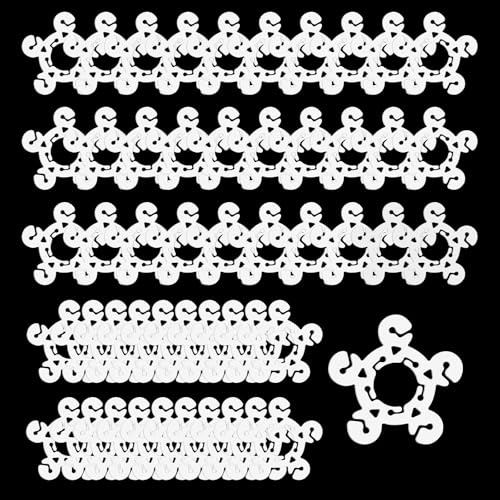 Jeffdad 50Pcs Balloon Clips, Balloon Arch Bracket Buckle, Balloon Connectors Clip Holders for Party Birthday Wedding Baby Shower Party Decorations (Diameter 2.5 inch)