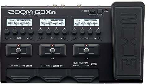 Zoom - G3Xn - multieffektpedaler och förstärkarsimulator - för elgitarr - med uttryckspedal