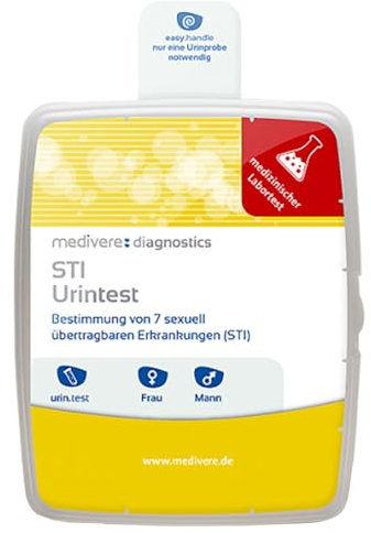 medivere Labordiagnostik STI Urintest - Bestimmung von 7 bakteriellen Erregern sexuell übertragbarer Infektionen (STI) mittels PCR
