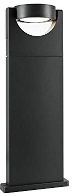 Paulmann 94407 Luminaria exterior LED, baliza Swivea con cabezal cardán móvil 360° IP44 incl. 1x8 W, lámpara exterior, 3000 K